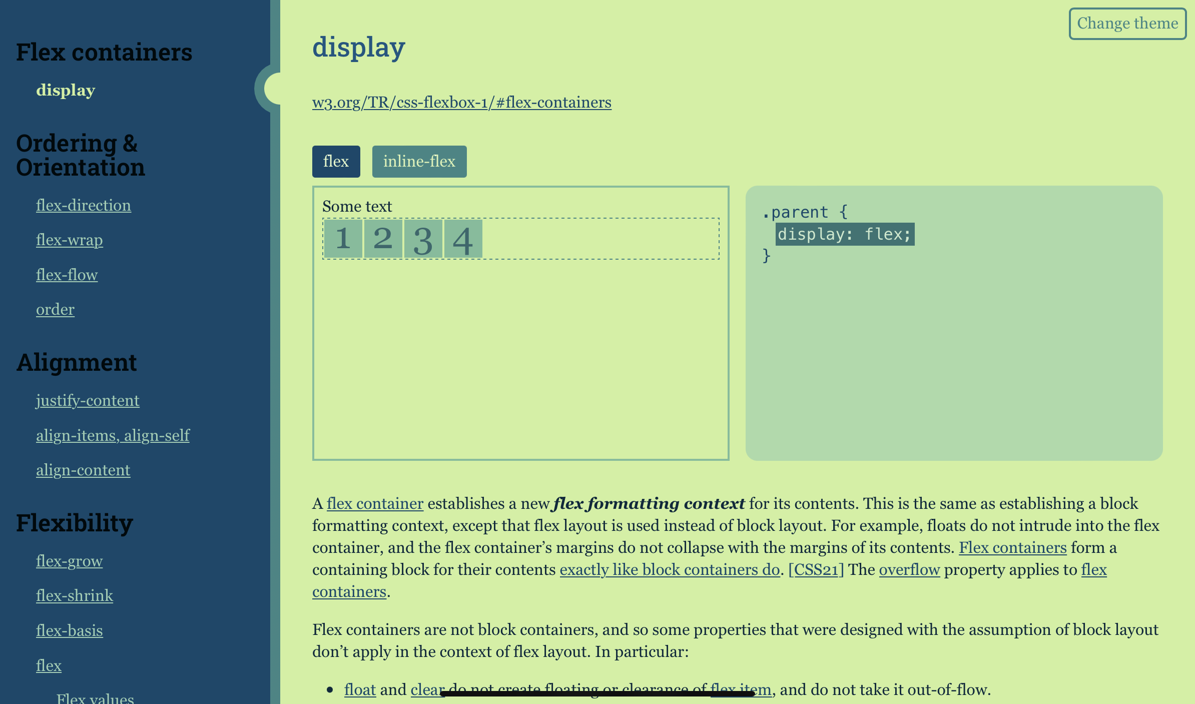 Flexbox Cheatsheet