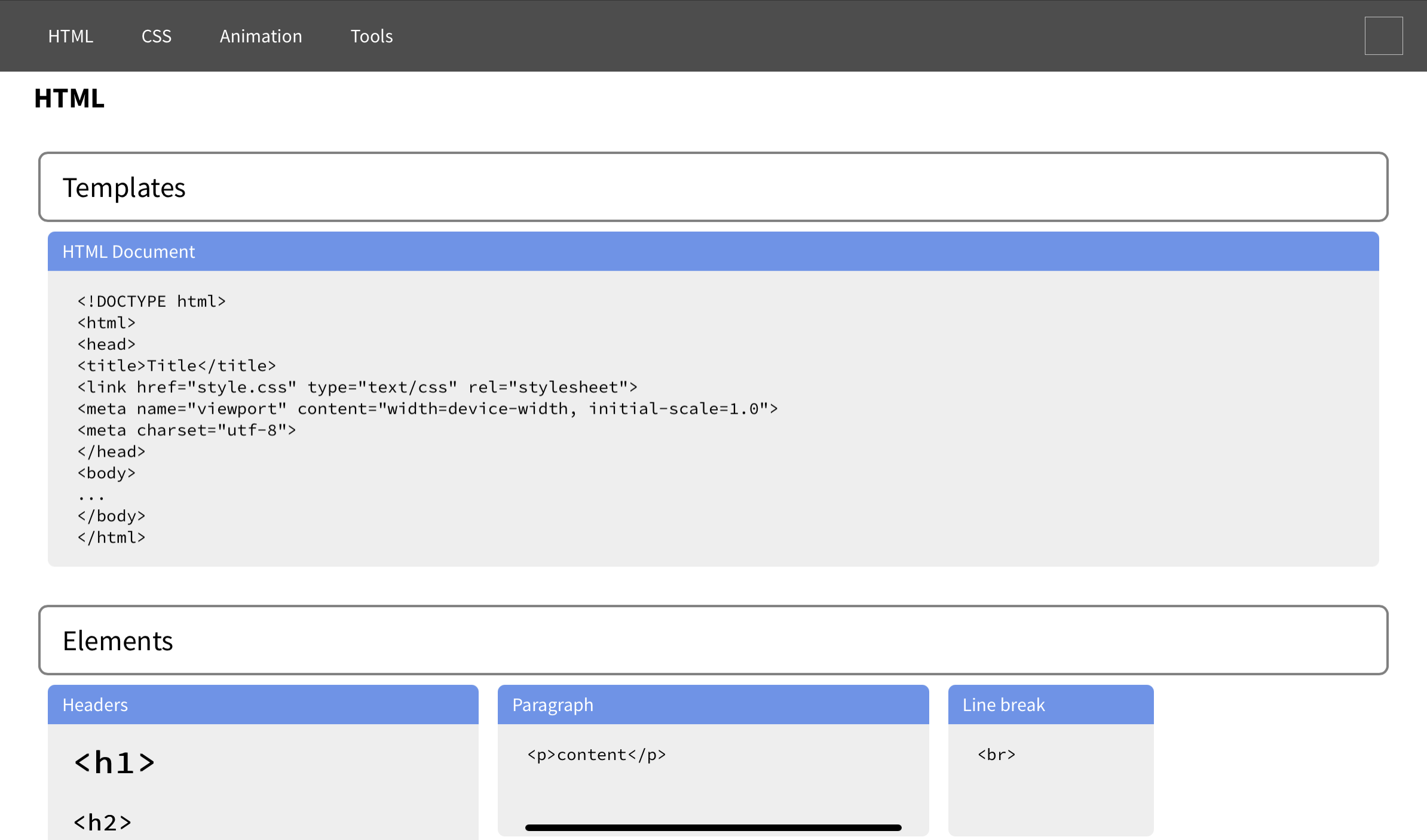 Html Css Cheatsheet