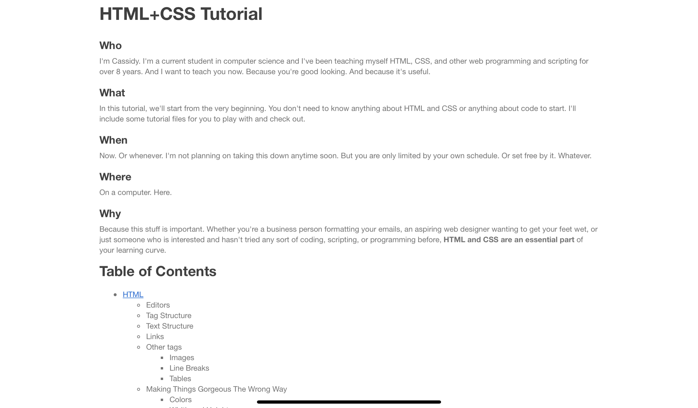 Html Css Tutorial