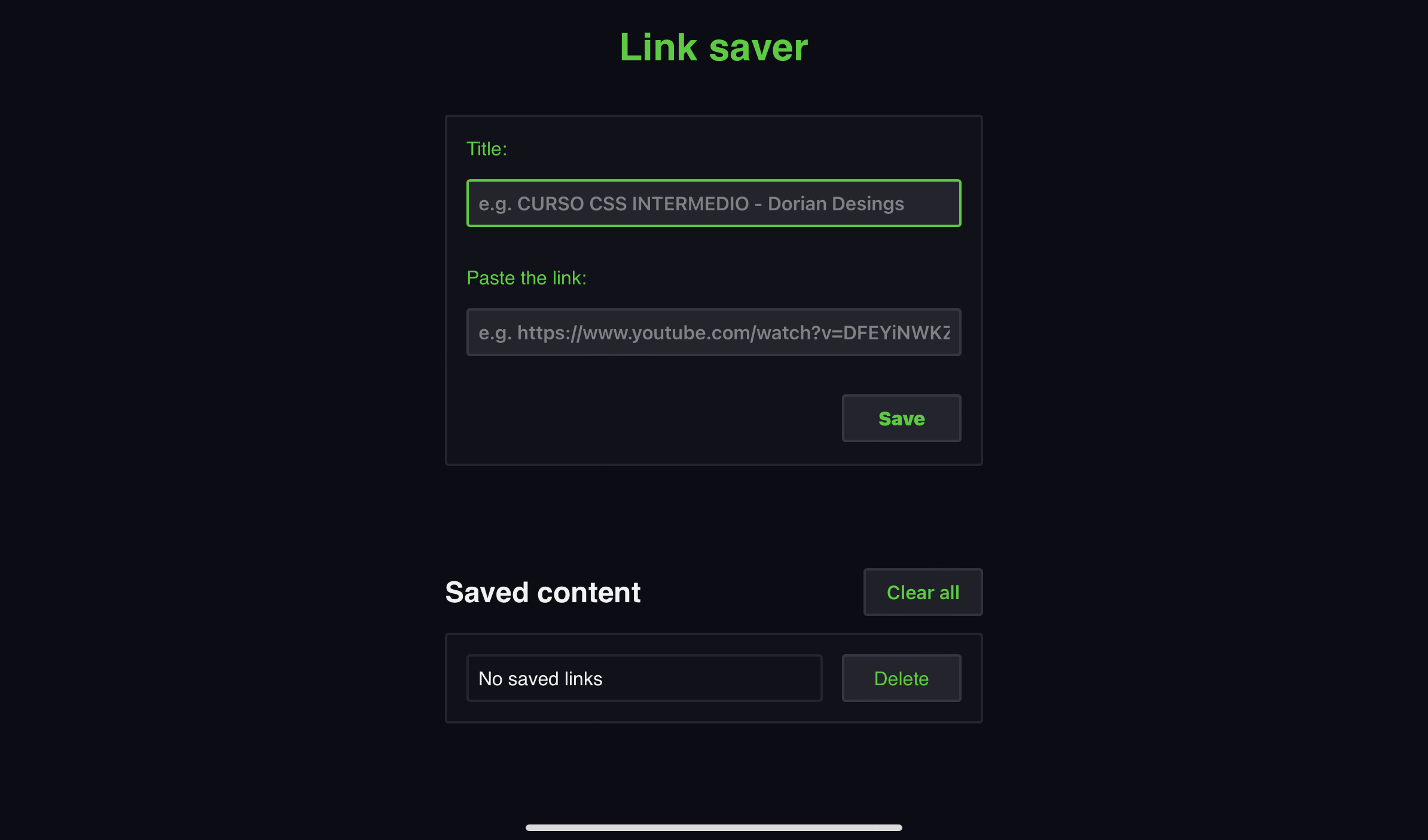 Link Saver